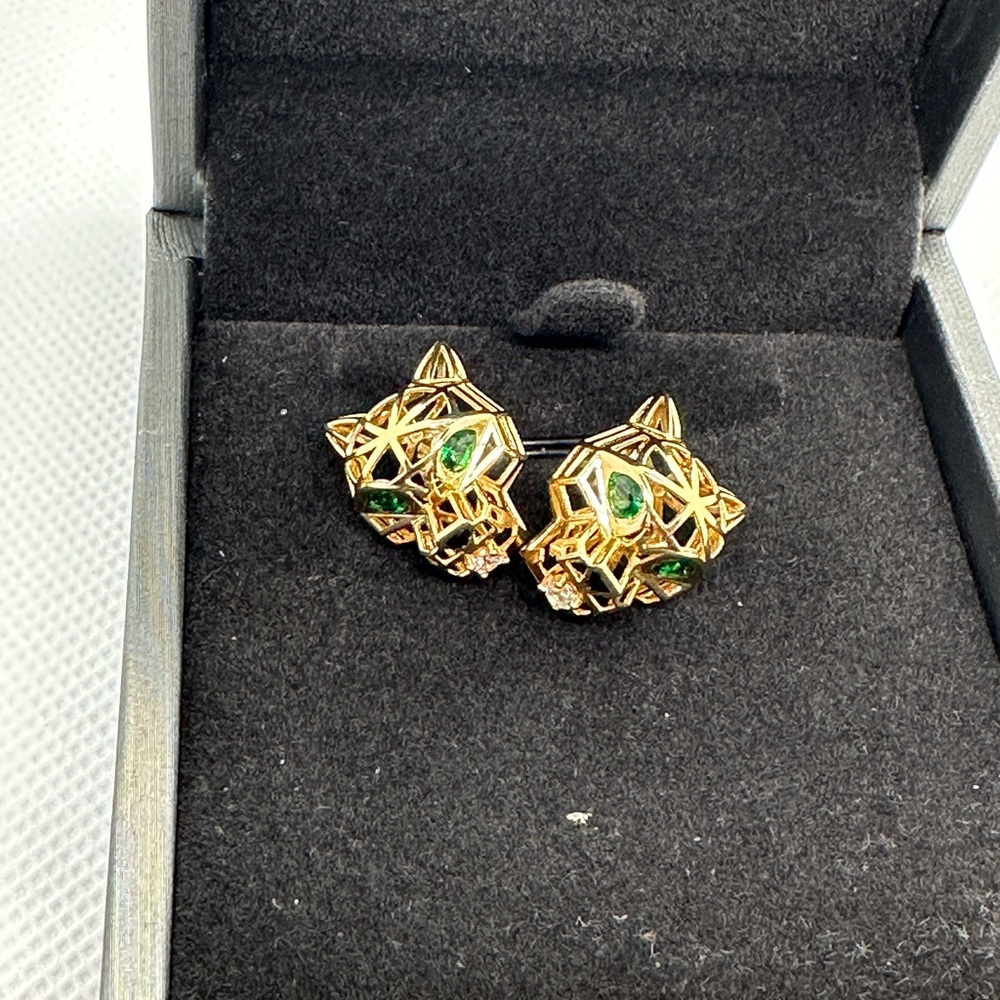 Panther earrings sold